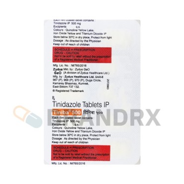 Tiniba 500 mg Zydus Healthcare Ltd.